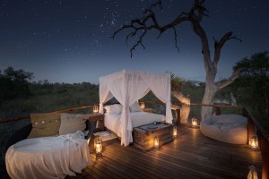 dormir sous les etoiles dans la savane afrique du sud
