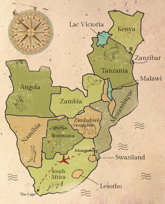 carte zazu voyage afrique du sud