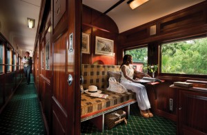 activite luxe voyage en train vintage diner Zimbabwe Zambie
