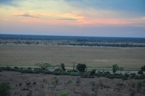 coucher de soleil ngoma elephants botswana
