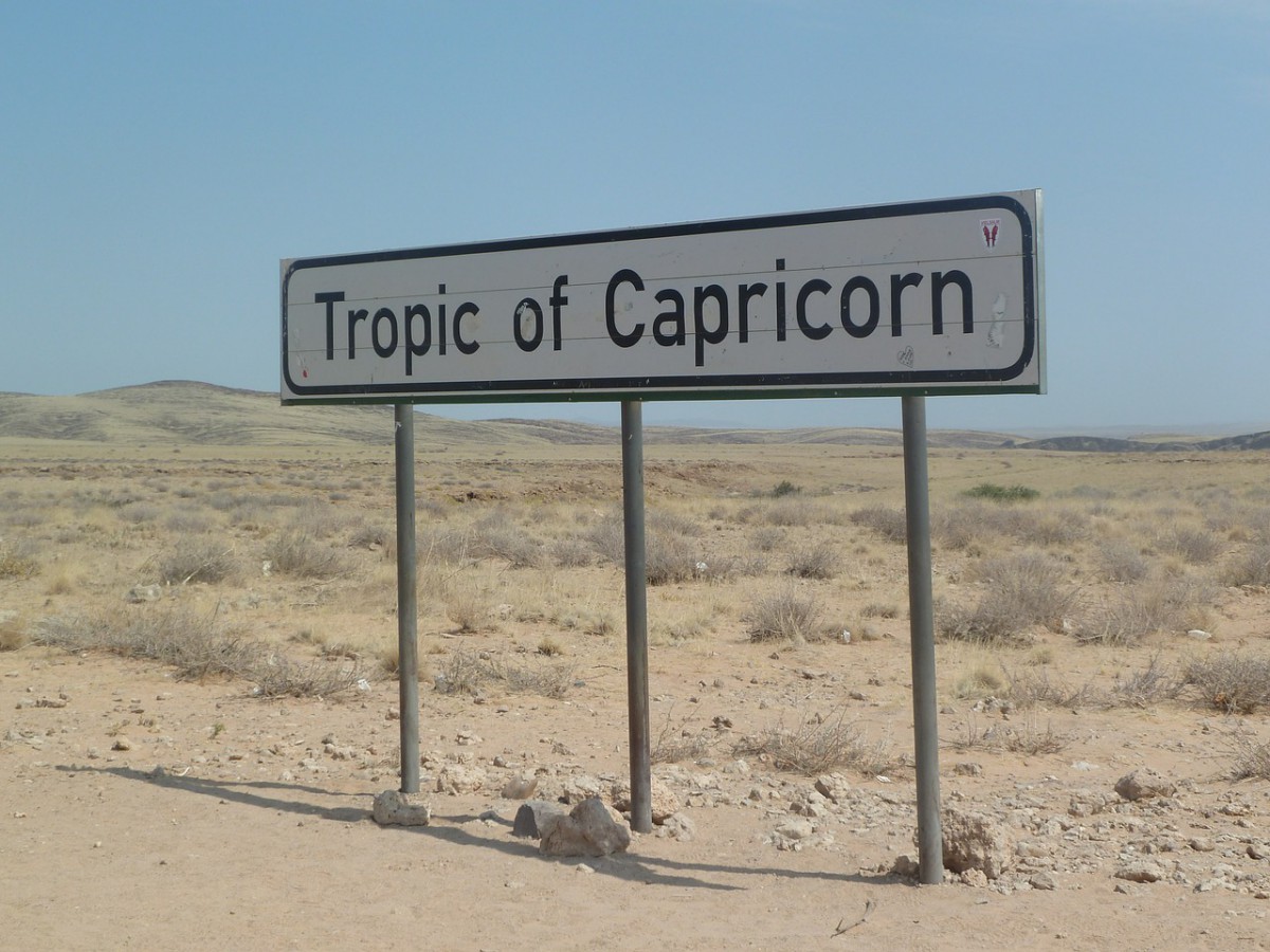 tropique du capricorne namibie namibia