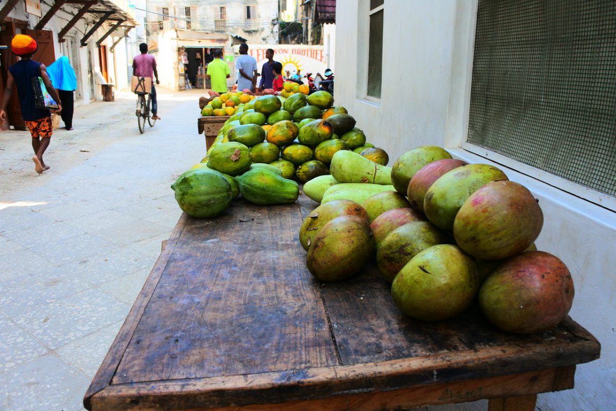 marché zanzibar afrique